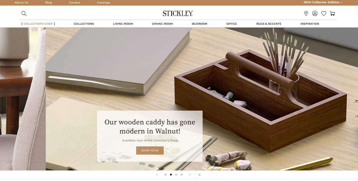 Gallery on Stickley's website